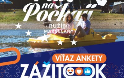 Víťazom HLASOVANIA VEREJNOSTI o naj ZÁŽITOK ROKA 2024 sa stala Pláž na Počkaji, Ružín s projektom “Loďkou naprieč Ružínom”.